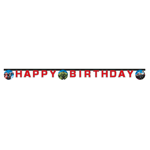 97304 Birthday Buchstabenkette – Avengers 2m