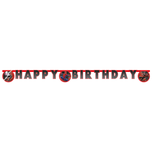 Banner Happy Birthday  Spider-Man 2m