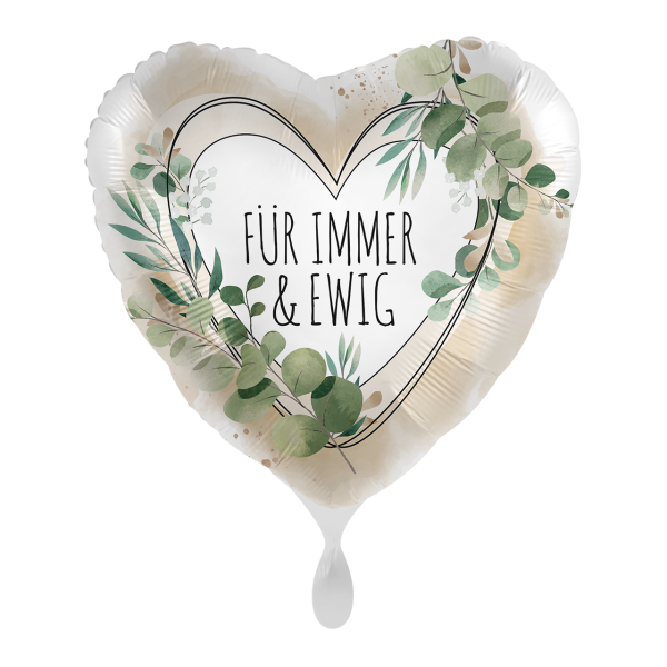 Folienballon "Für immer und Ewig" - 43cm