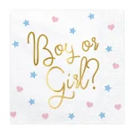 Servietten - Boy or Girl?, 33x33cm