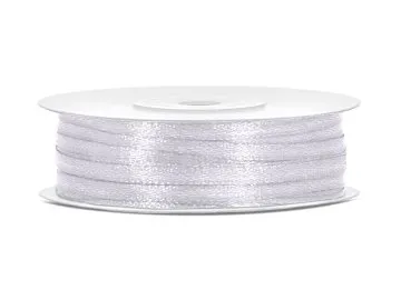 icon_TS3-008_01_S Geschenkband / Satinband - weiß 3mm/50m
