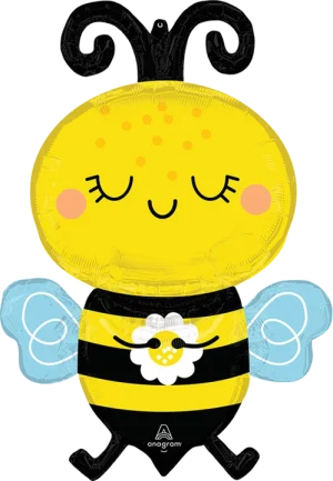 Folienballon Happy Bee 81cm