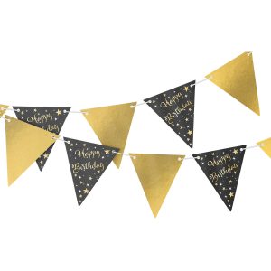 Wimpelkette Starlight Birthday Papier 400 x 19 cm
