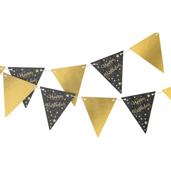 1-30413 Wimpelkette Starlight Birthday Papier 400 x 19 cm