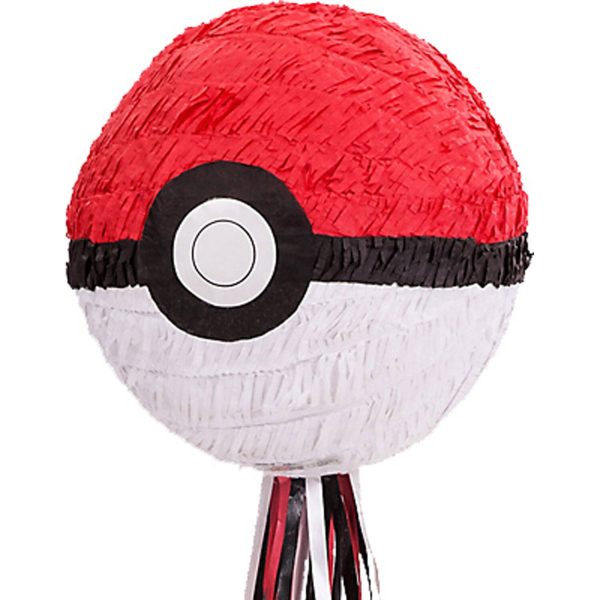 Pull-Pinata Pokemon Ball Papier / Plastik 27,3 cm x 27,9 cm x 27,3 cm