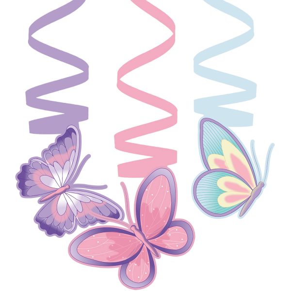 6 Deko-Spiralen Flutter Garden