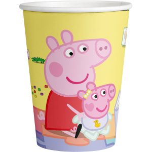 8 Pappbecher Peppa Pig 250ml