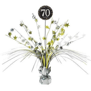 Tischdekoration 70 Sparkling Celebration - Gold Folie / Papier 45,7 cm