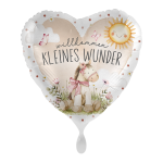 21 Folienballon "willkommen KLEINES WUNDER" 43cm