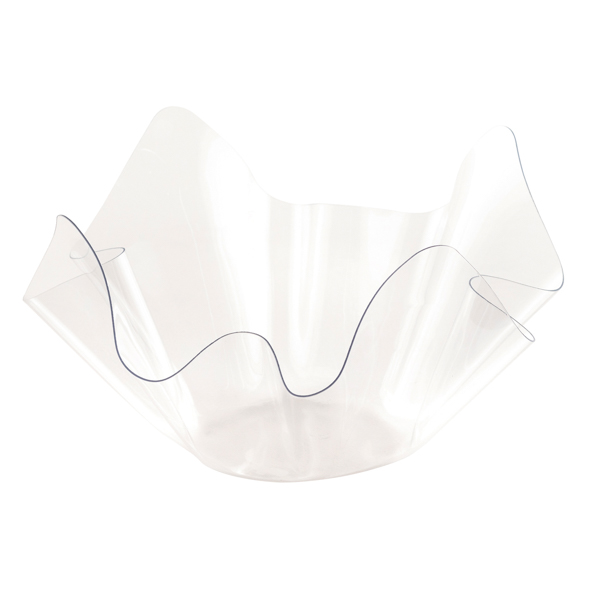 Schale groß transparent 26 cm Durchmesser / 15,5 cm Höhe