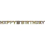 Girlande 18 Jahre Happy Birthday 2.13m