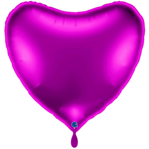 Folienballon "Herz" Purple 91cm