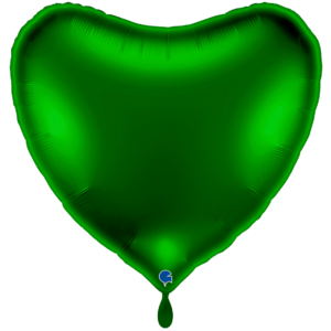 Folienballon "Herz" Dark Green 91cm