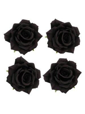 4 ROSENKOPF SCHWARZ DIA 9.5CM X 5.5CM