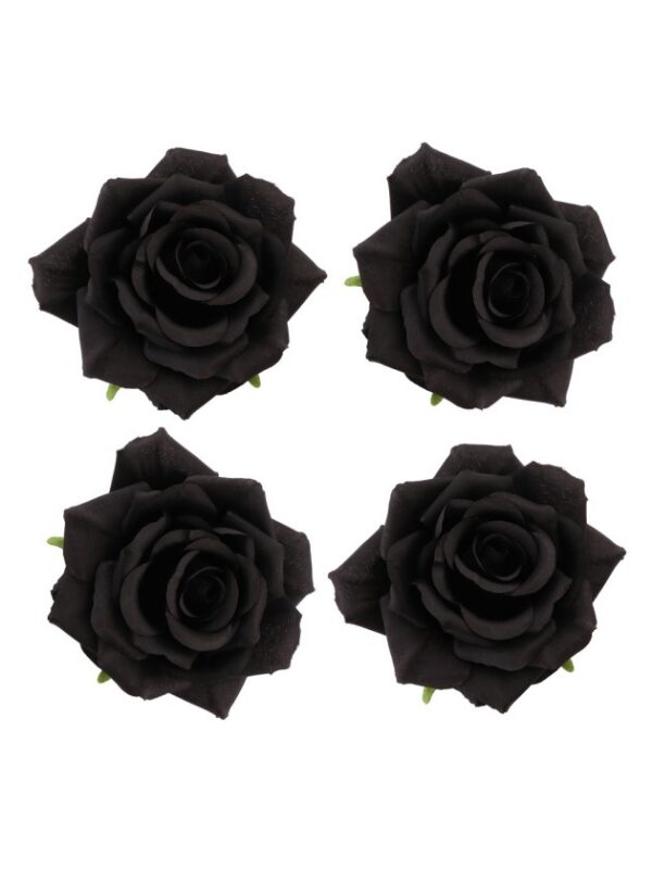 4 ROSENKOPF SCHWARZ DIA 9.5CM X 5.5CM