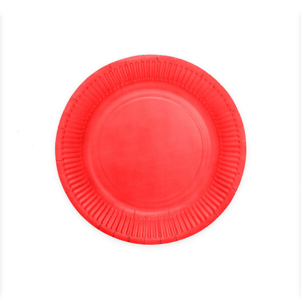 8 Pappteller 23cm FSC - Rot