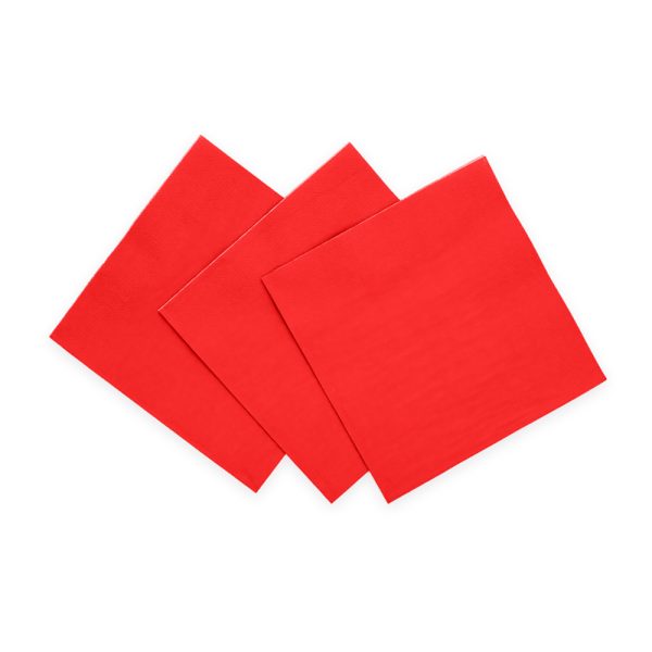 4037-copy-1 20 Servietten Rot 33 x 33cm