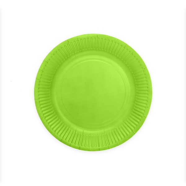 4055-copy 8 Pappteller 23cm FSC - Limegreen