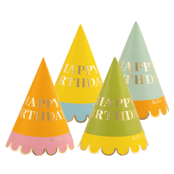 Screenshot 4 Partyhüte Happy Birthday bunt