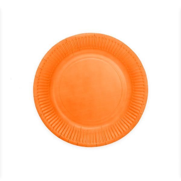 8 Pappteller 23cm FSC - Orange