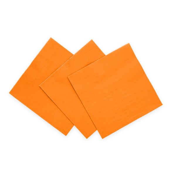 20 Servietten Orange 33 x 33cm