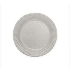 4155-copy 8 Pappteller 23cm FSC - Silber