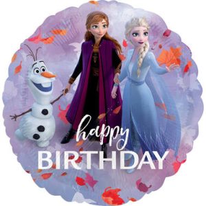 Folienballon – Die Eiskönigin – „Happy Birthday“ – 45 cm