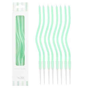53160 8 Curly Kerzen mint