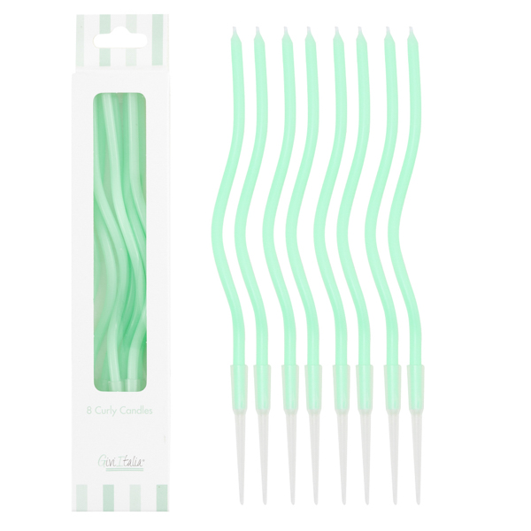 53160 8 Curly Kerzen mint