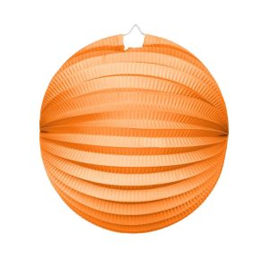 Papierlaterne rund Orange 25cm