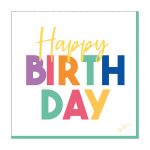 16 Servietten Happy Birthday 3-lagig 33 x 33 cm