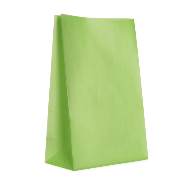 12 Papiertüten, 23,5 × 13 × 6 cm – Limegreen