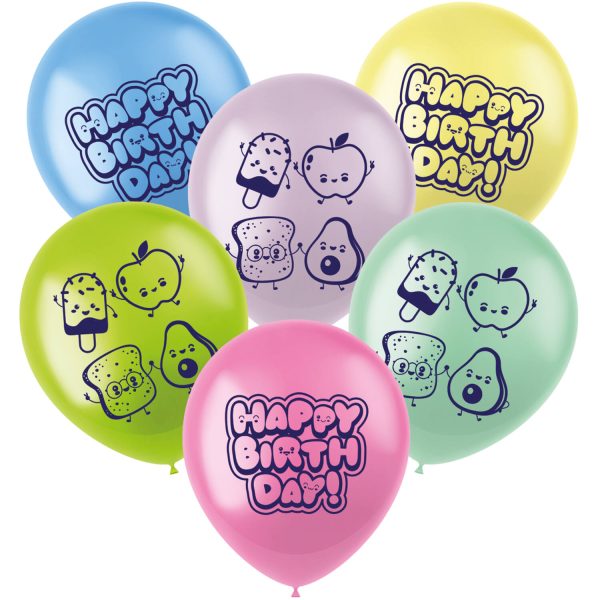 Latexballons – Kawaii Party – 33 cm – 6 Stück