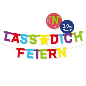 962072_b BIRTHDAY FUN Papier-Girlande "Lass Dich feiern"