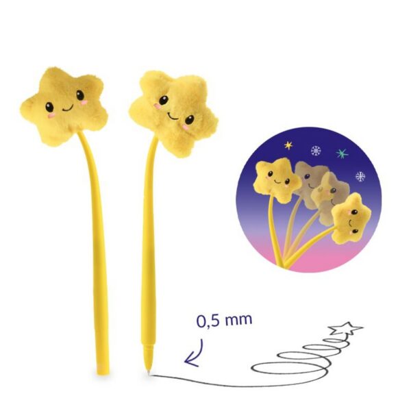Trendhaus Magic Moments Fineliner Plüsch-Wackelstern 0,5mm Strichstärke