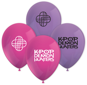 8 Latexballons, 11″/28 cm – K-POP Demon Hunters
