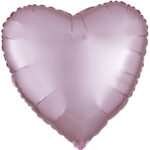 9914120-92 Folienballon Standard Silk Lustre Pink Heart 43 cm