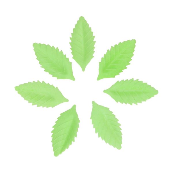 FunCakes Edible Wafer Flowers Green Leaves pk/50