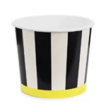 Snack-Eimer Streifen, 14 cm