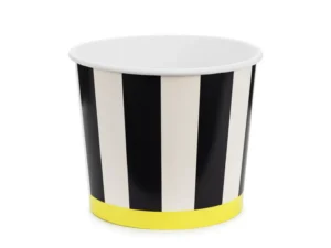 Snack-Eimer Streifen, 14 cm