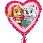 Standard Folienballon Paw Patrol, Skye und Everest 43cm