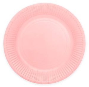 8 Pappteller 23cm FSC - Rosa