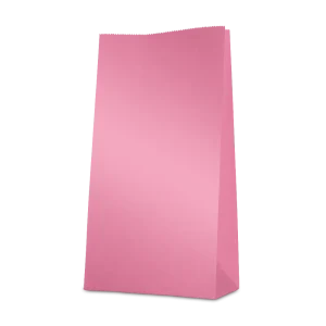 12 Papiertüten, 23,5 × 13 × 6 cm – Rosa