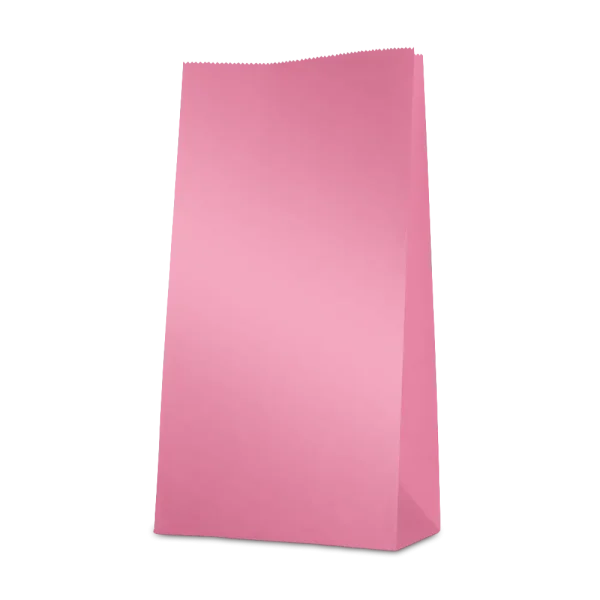 12 Papiertüten, 23,5 × 13 × 6 cm – Rosa