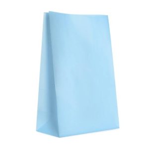 12 Papiertüten, 23,5 × 13 × 6 cm – Hellblau