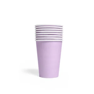 8 Pappbecher 210ml FSC - Flieder