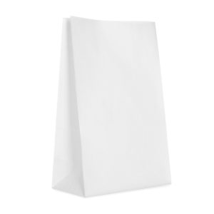 p 12 Papiertüten, 23,5 × 13 × 6 cm – Weiß