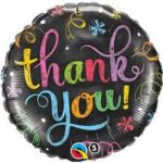 we Folienballon "thank you" 43cm